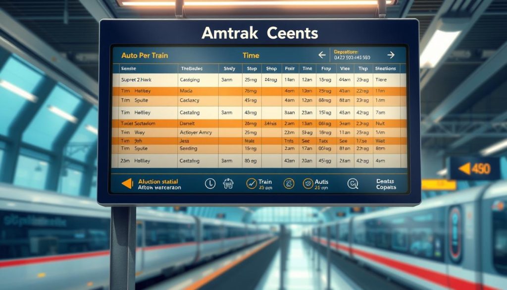 Auto Train schedule 