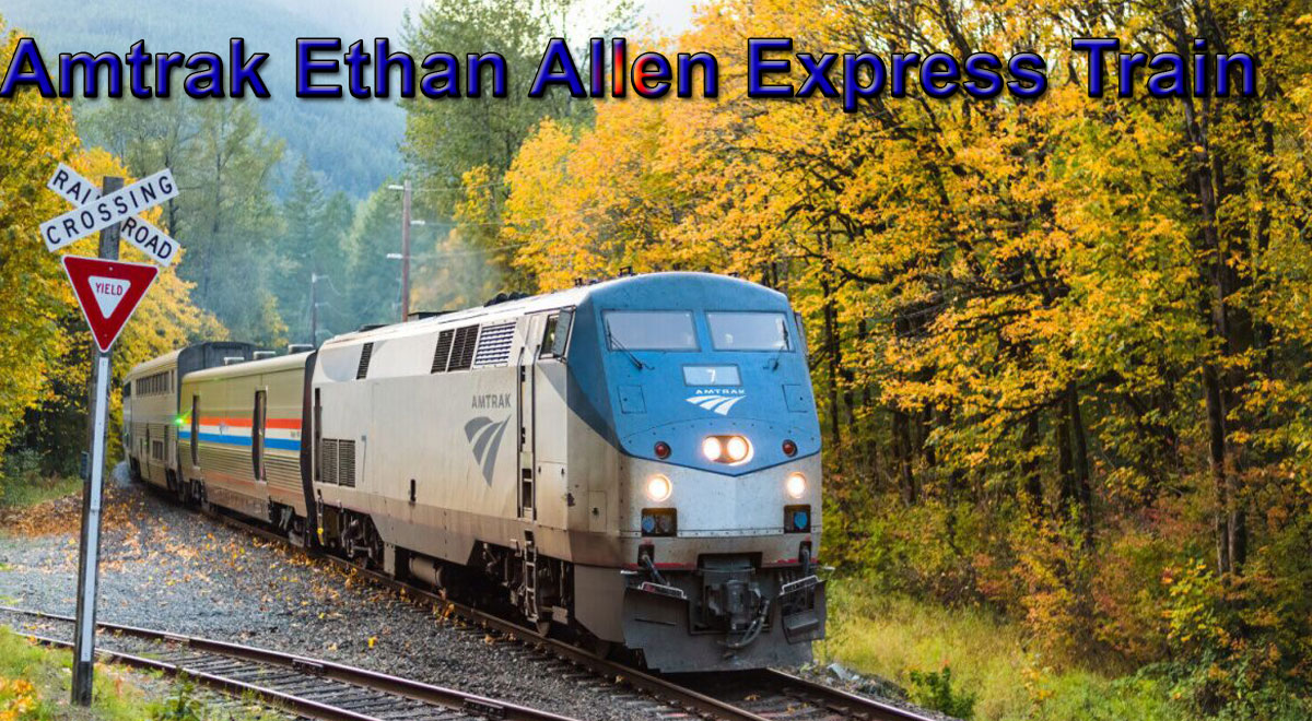 Amtrak Ethan Allen Express Train