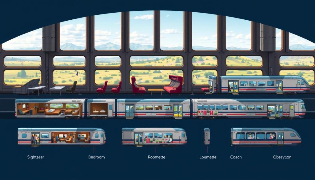 Superliner Car Layout and Accommodations