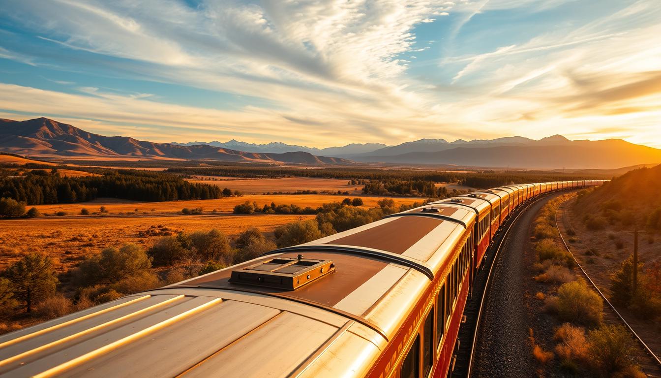 How long does it take to travel across the U.S. by train