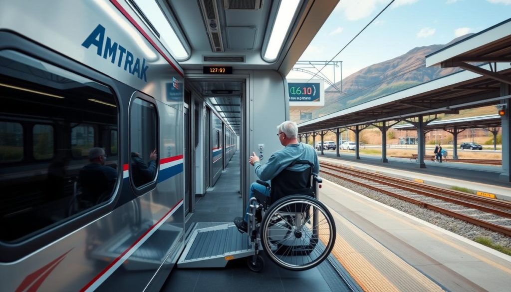 Accessible Services and Amenities on Amtrak Trains