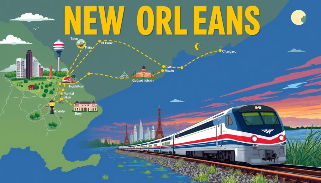 Amtrak to New Orleans Travel Duration and Schedule Information