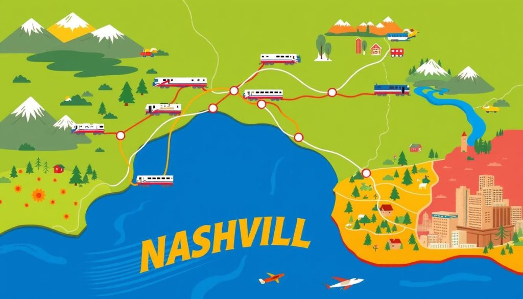 Amtrak to Nashville: Connecting Routes and Transportation Hubs