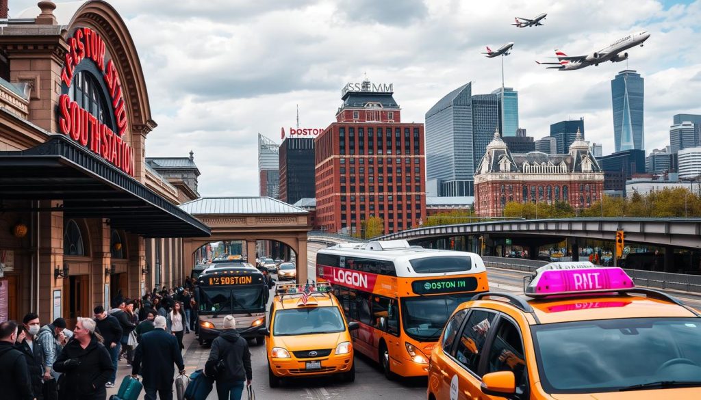 Getting from South Station to Logan Airport