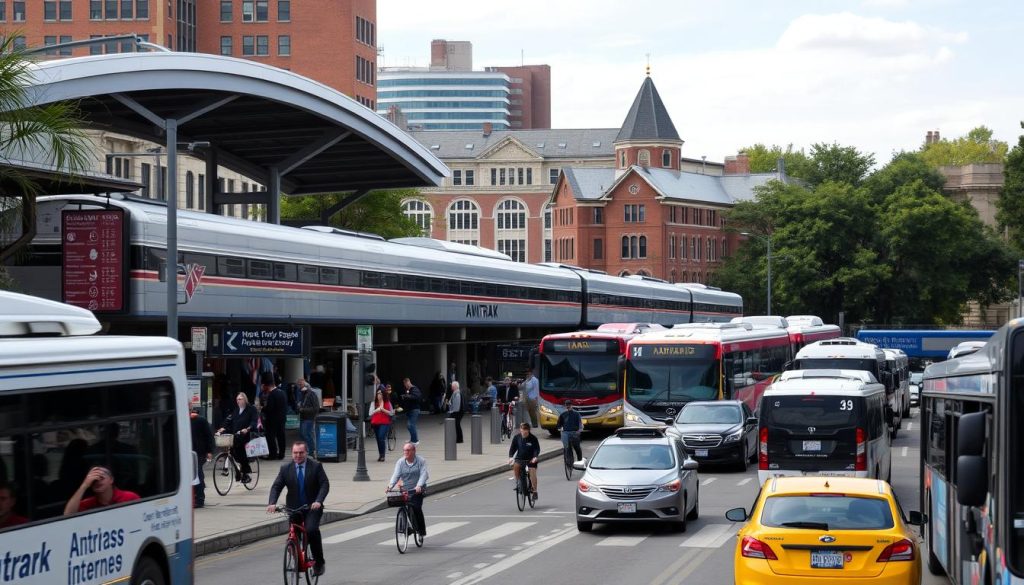 Transportation Options from Amtrak to Harvard Campus