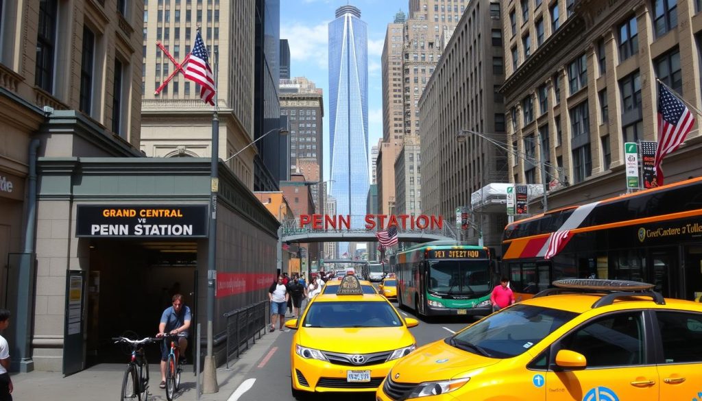 Grand Central Terminal to Penn Station in New York City