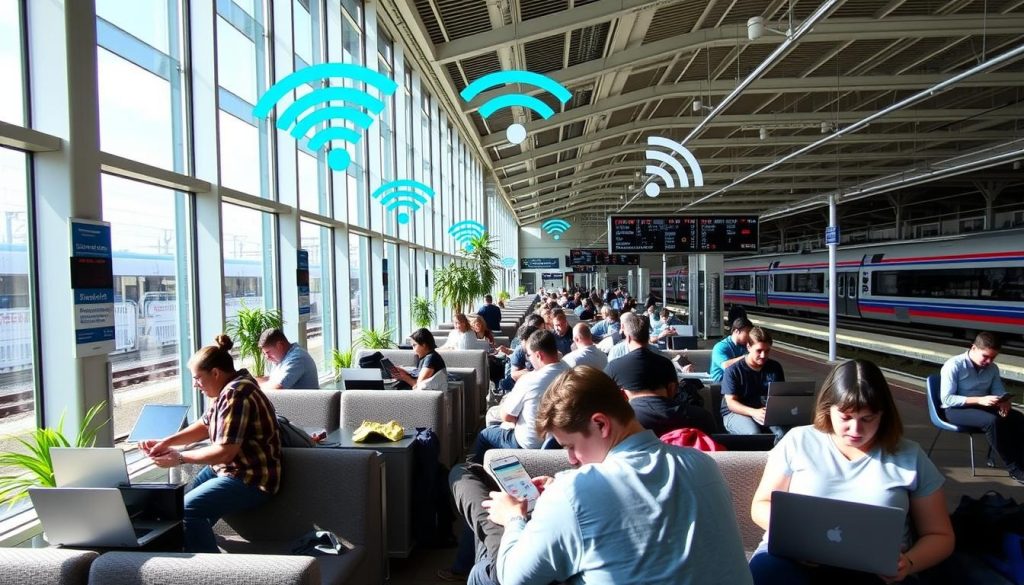 How to Connect to Free WiFi at Amtrak Terminals