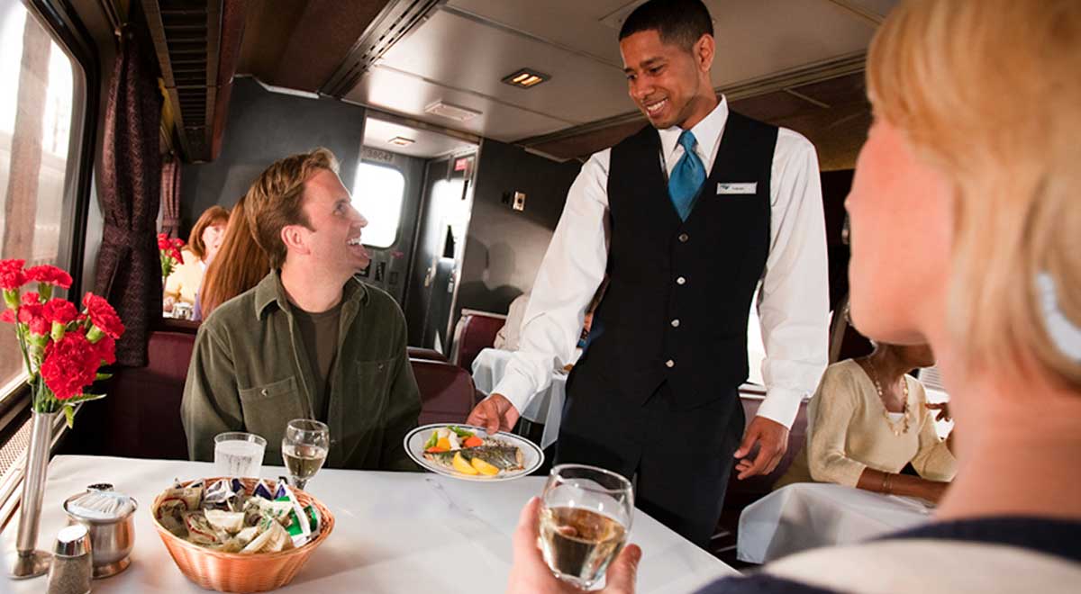 Amtrak Routes with Dining Cars