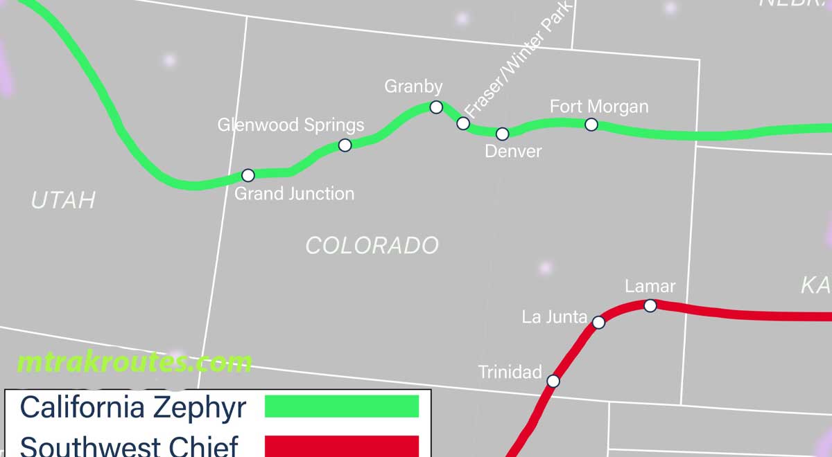 Amtrak Stations in Colorado