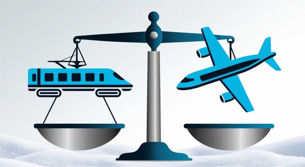 Which Path is Yours: Train or Plane