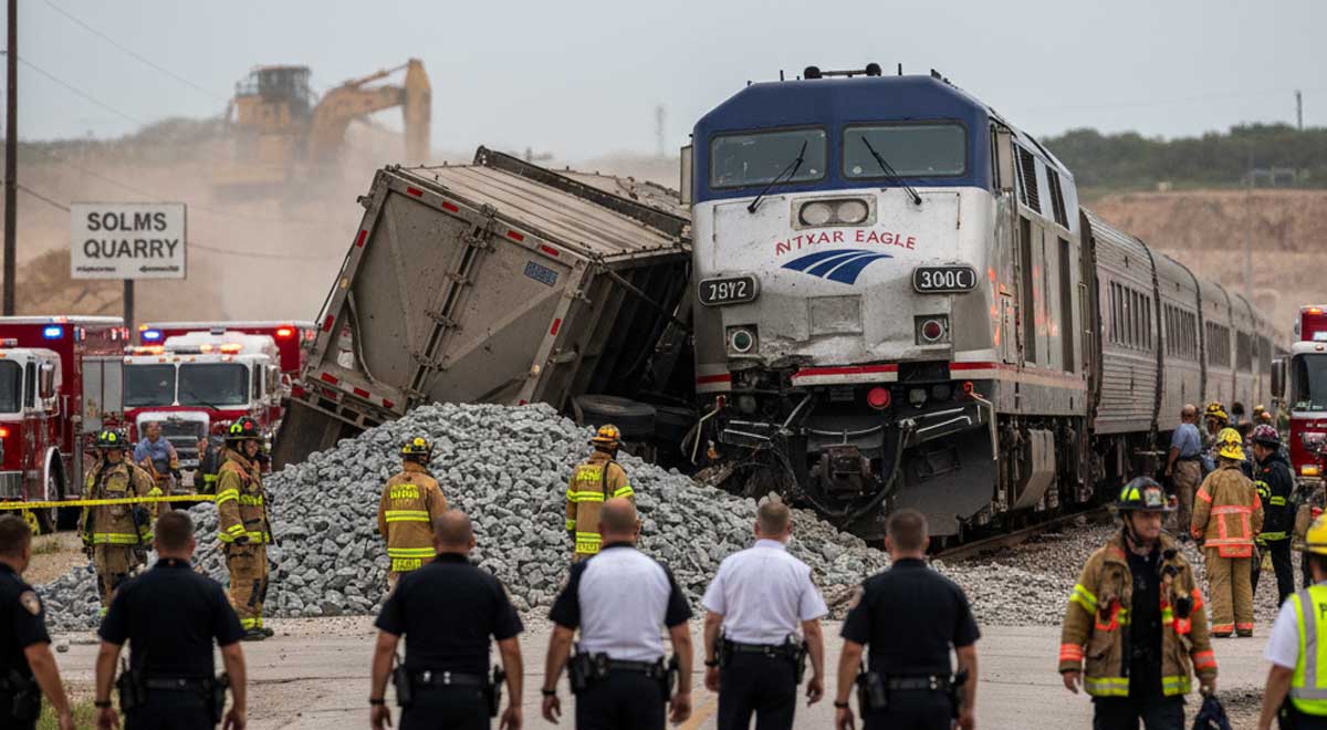 Amtrak Train Hits Truck Near San Antonio; 129 Unharmed
