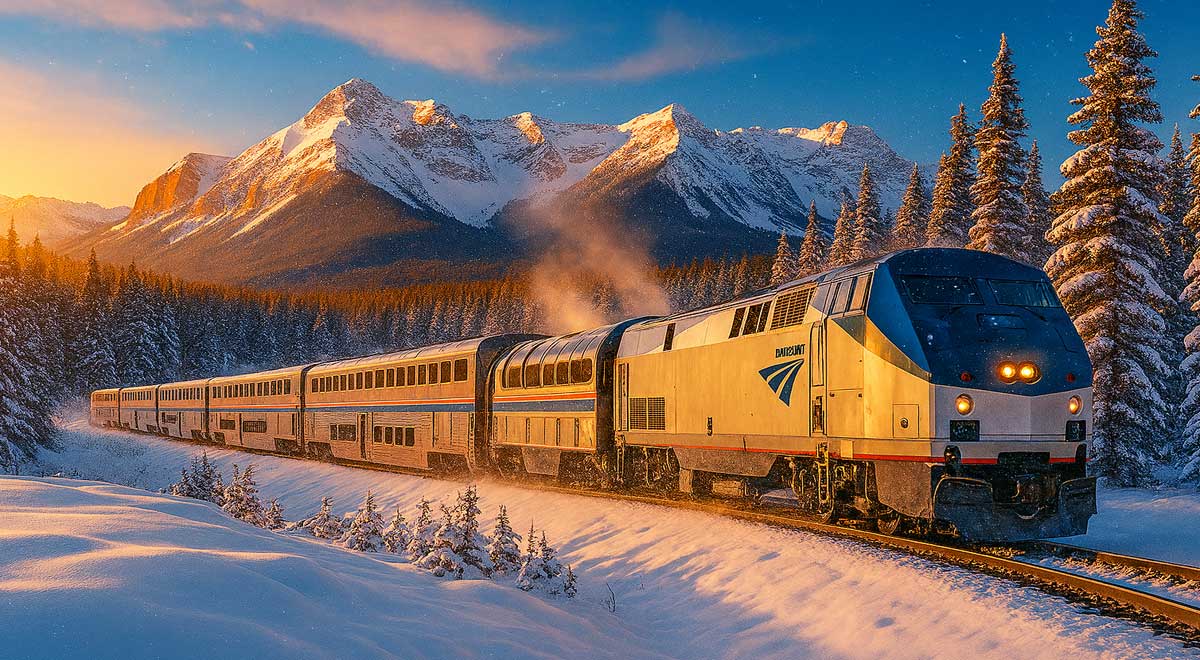 Amtrak Winter Train Trips