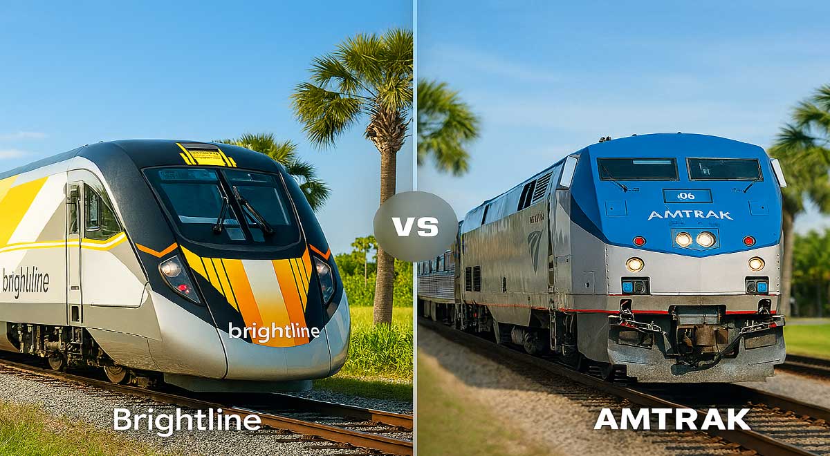 Amtrak vs Brightline