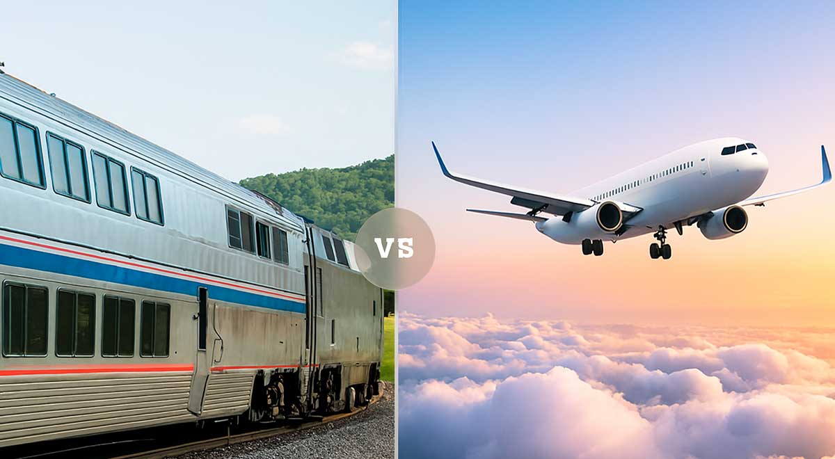 Amtrak vs Greyhound and FlixBus