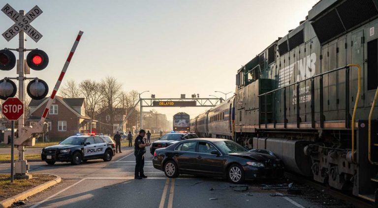 Toledo Avenues Reopen After Car Hits Train; Driver Cited