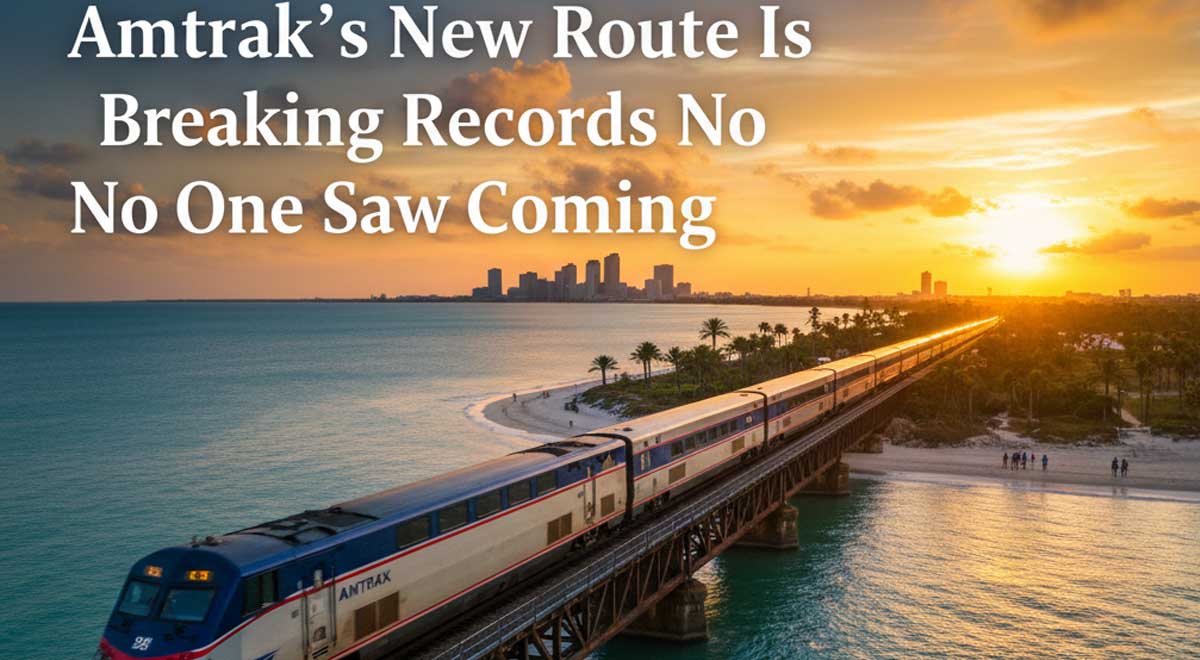 Amtrak's New Route Is Breaking Records No One Saw Coming
