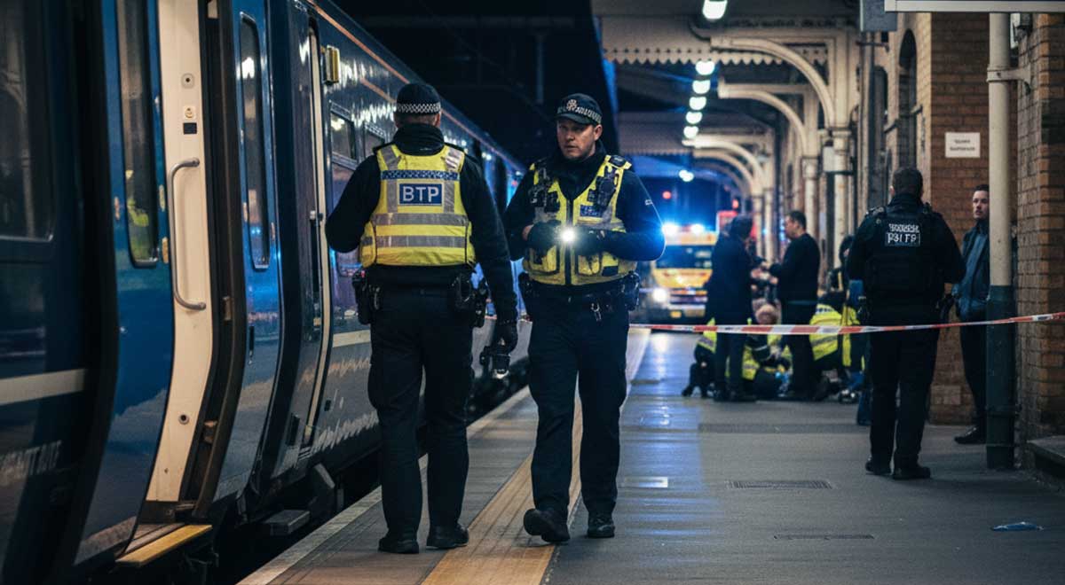 Terrorism Ruled Out in UK Train Stabbing; Two Arrested