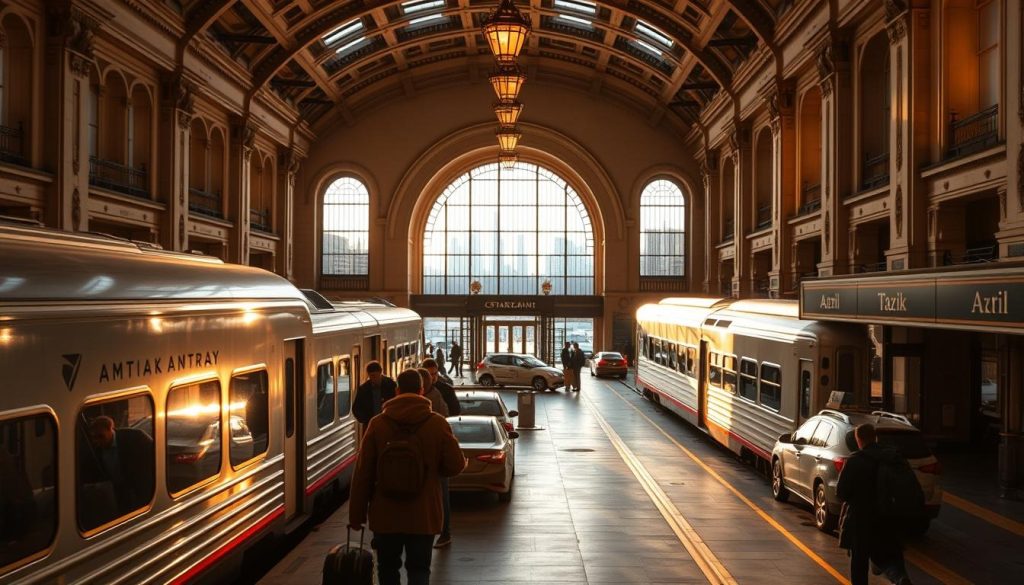 Amtrak train station