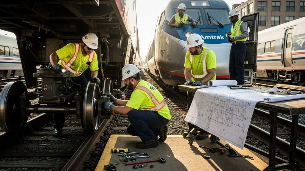Mechanical and engineering teams keep Amtrak's fleet running safely and efficiently