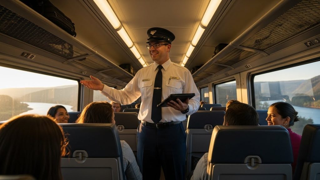 Train conductors are the backbone of Amtrak operations, ensuring safety and passenger service