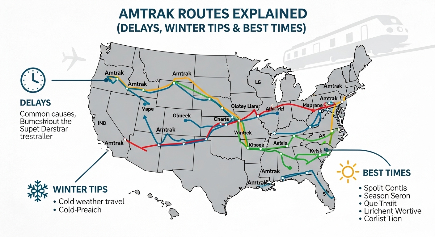 Amtrak Routes Explained (Delays, Winter Tips & Best Times)
